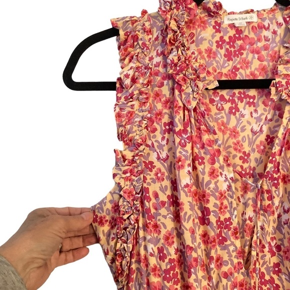 Poupette St. Barths Floral Triny Dress Size M - Picture 11 of 16